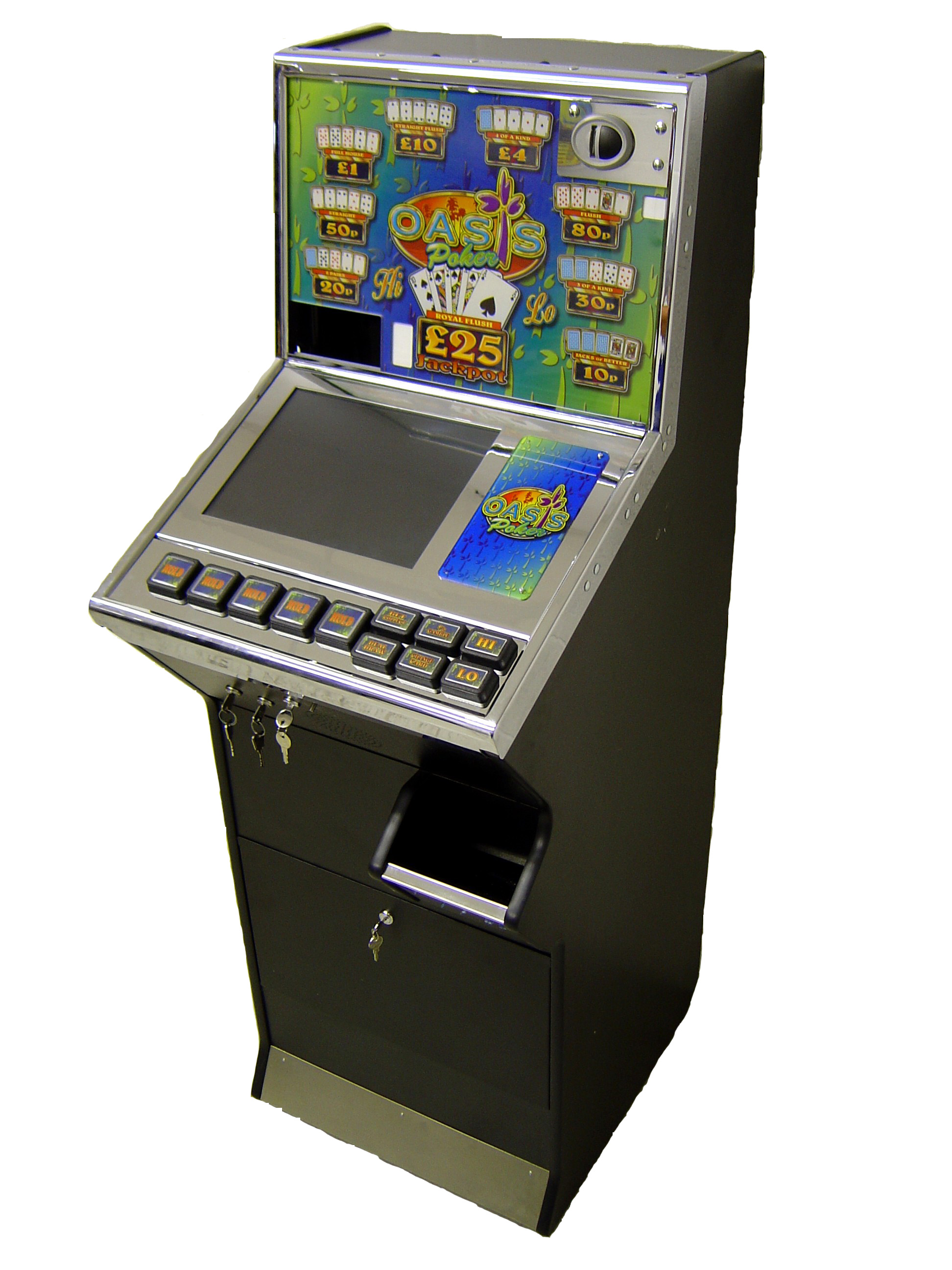 Oasis poker machines